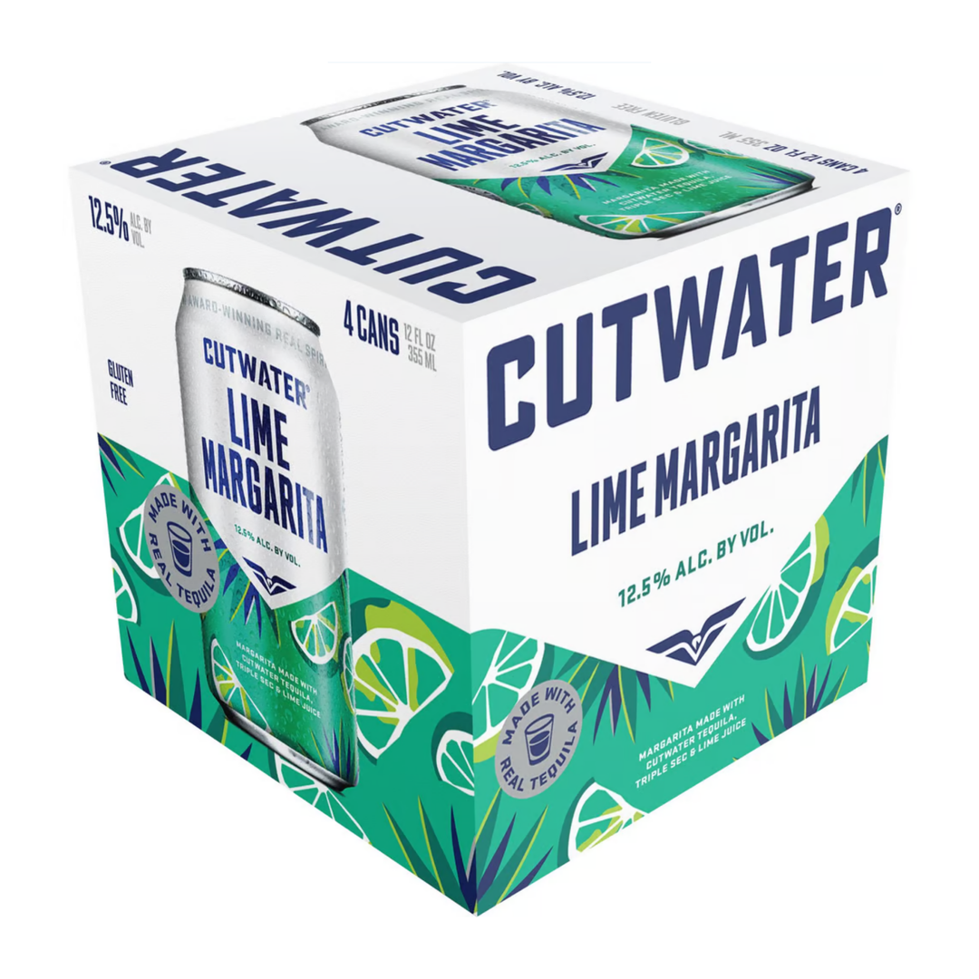 Cutwater Lime Margarita 4pk Cans 12 Oz