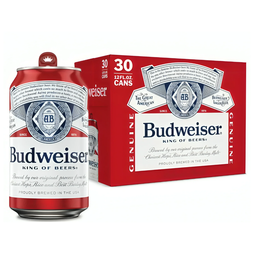 Bud Red Can 30pk 12 oz