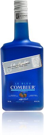 Combier Le Bleu Blue Curacao White