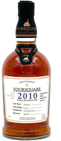 Foursquare Year Exceptional Cask Selection Single Blended Rum Mark Xxi