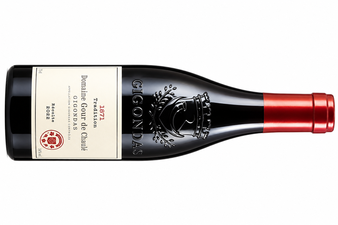Domaine Gour de Chaulé Tradition 2022 Gigondas wine bottle