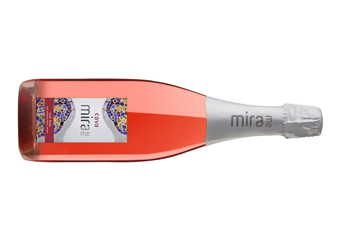 Mírame Cava Brut Rosé bottle