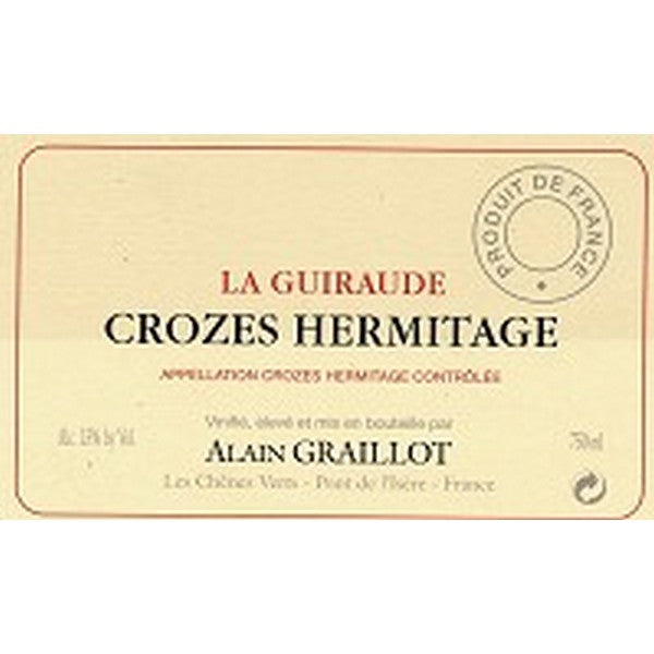 Alain Graillot Crozes Hermitage Guiraude 2010 750