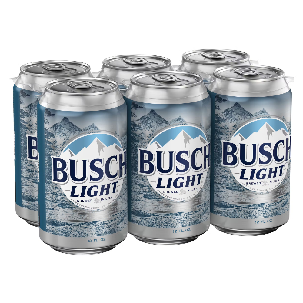 Busch Light Can 6pk 12oz