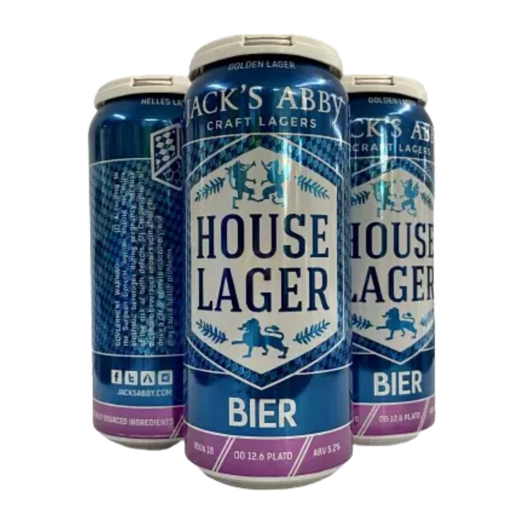 Jack's Abby House Lager 4pk Cans 16 OZ
