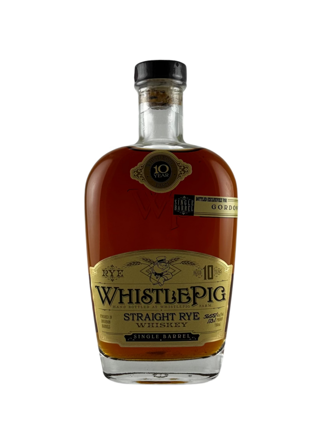 WhistlePig 10Yr Rye Single Barrel Gordon's 113'