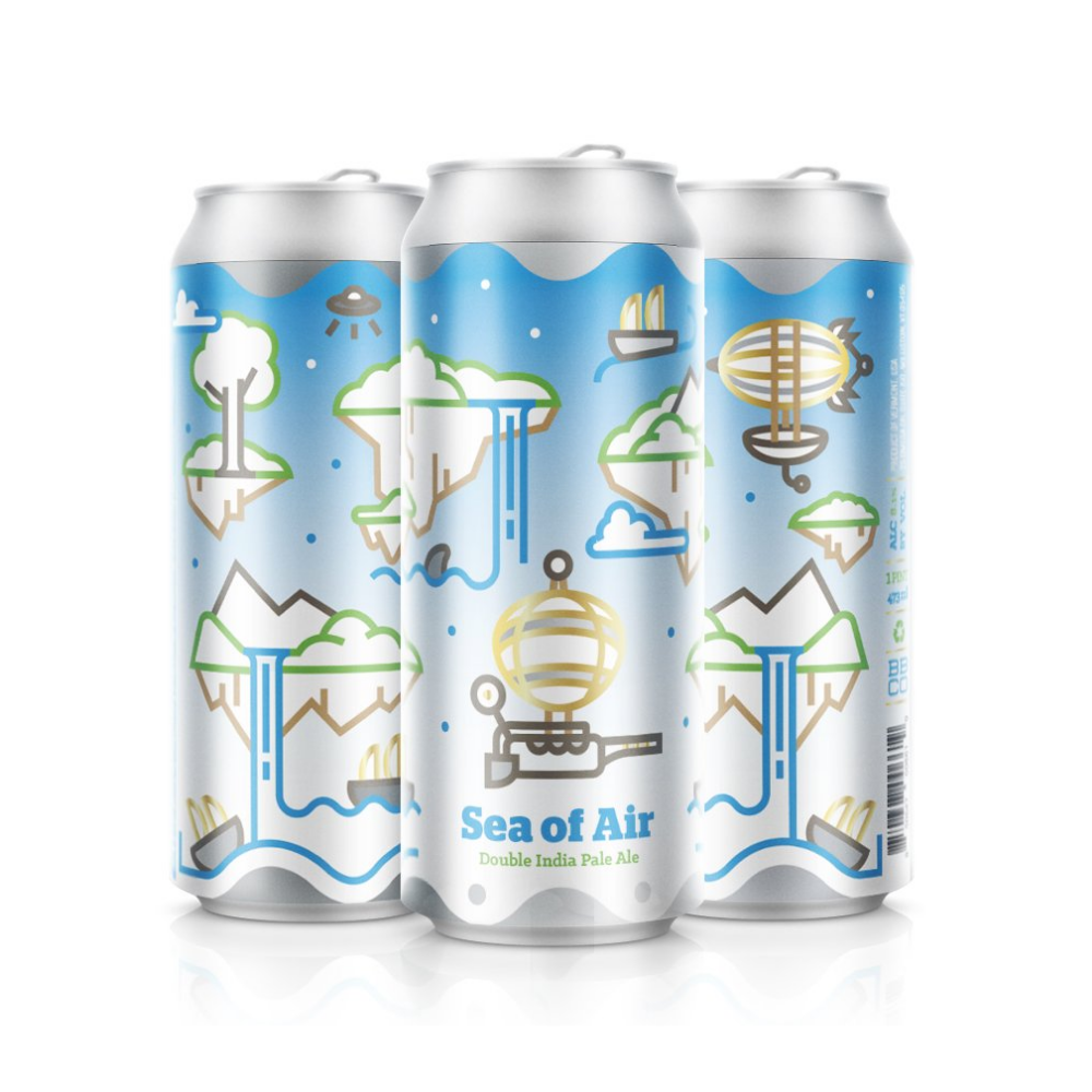 Burlington Sea Of Air 4pk Can 16oz