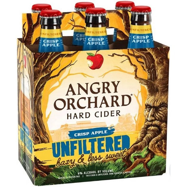 Angry Orchard Unfiltered Crisp Apple 6pk Btl 12oz