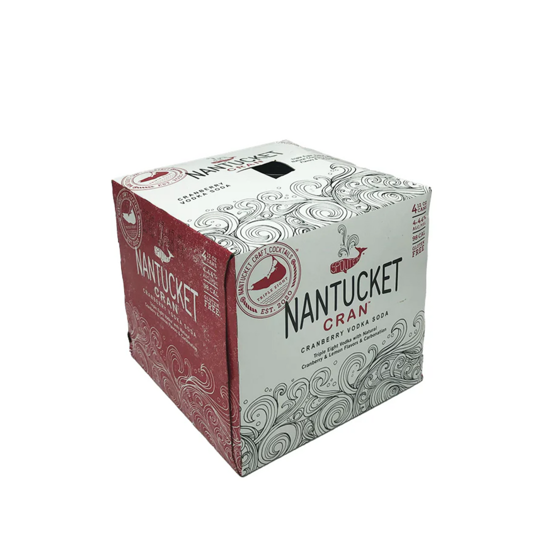 Nantucket Cranberry Vodka Soda 4pk 12oz