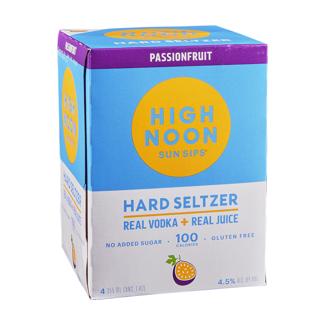 High Noon Passion Fruit 4Pk 12oz