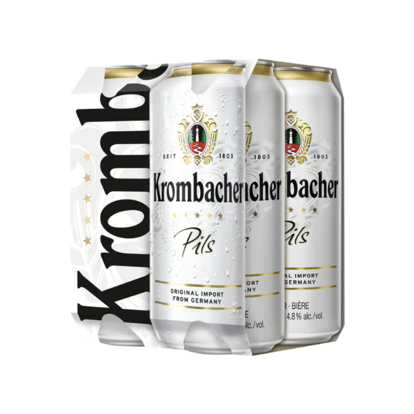Krombacher Pilsner 4Pk Can 16.9oz