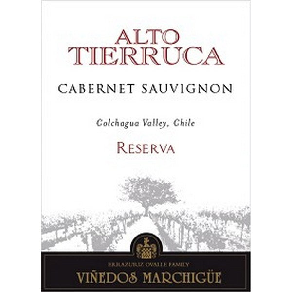 Alto Tierruca Cabernet Sauvignon Reserve 2014 750