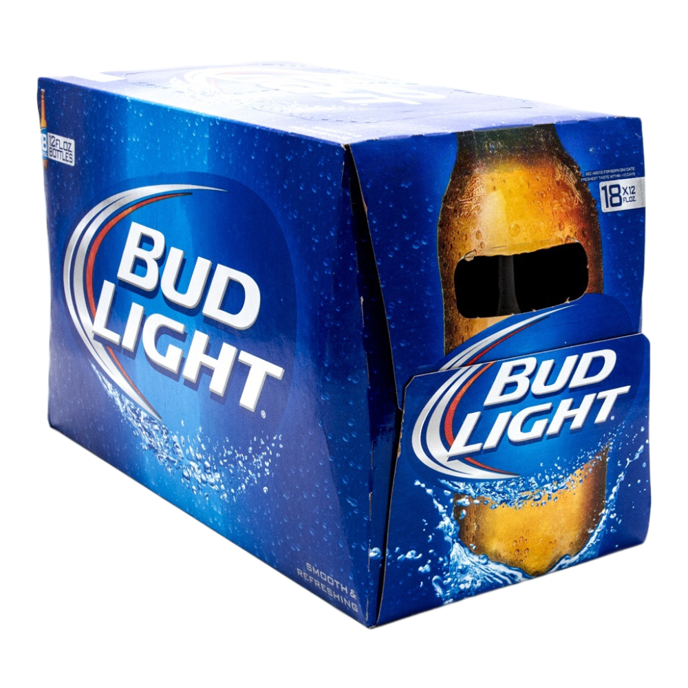 Bud Light Btl 18pk  12 oz