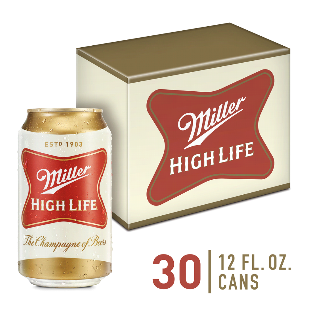 Miller High Life Can 30pk 12oz