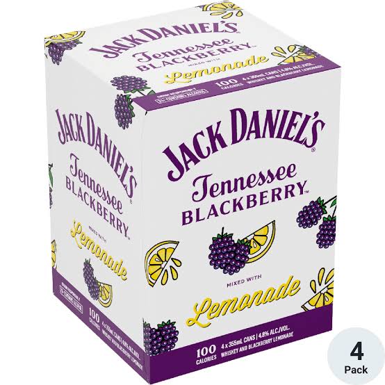Jack Daniels Blackberry Lemonade 4pk 12oz