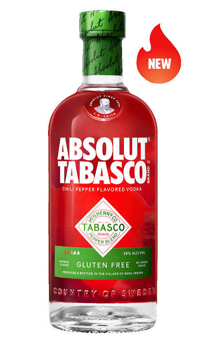 Absolut Tabasco Vodka 750 ml
