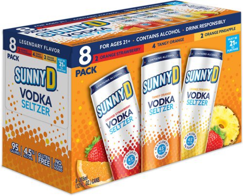 Sunny D Vodka Seltzer Variety