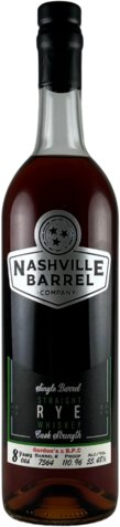 Nashville Single Barrel Rye Gordon's 750ml