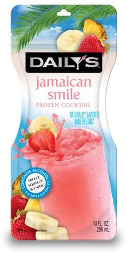 Daily's Pouch Jamaican Smile Frozen RTD Cocktail Pouch