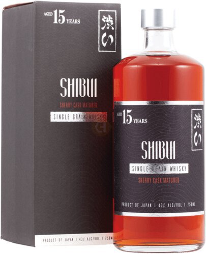SHIBUI SINGLE GRAIN WHISKY SHERRY CASK MATURED 15 YR
