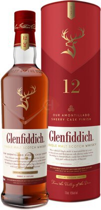 Glenfiddich Amontillado Sherry Cask Finish 12 Year Old Single Malt Scotch Whisky