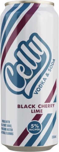 Celly Black Cherry Vodka Seltzer