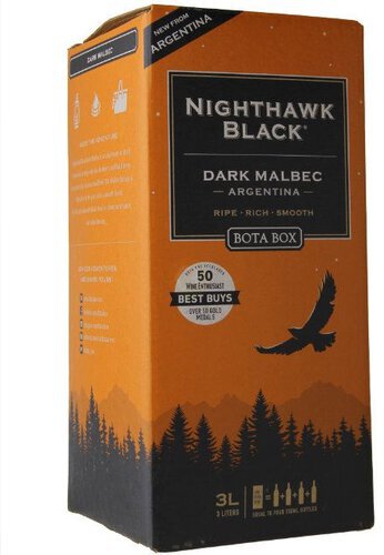 Bota Box Nighthawk Black Dark Malbec Box