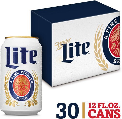 Miller Lite Cans