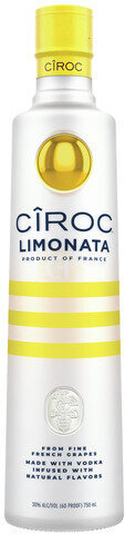 Ciroc Limonata Made With Vodka Infused With Natural Flavors