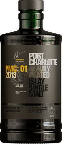 Bruichladdich Port Charlotte Cask Exploration Series PMC 01 Heavily Peated 9 Year Old Single Malt Scotch Whisky