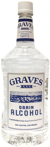 Graves Grain Alcohol 190 Proof