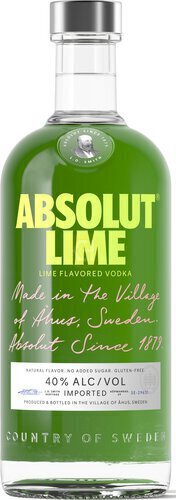 Absolut Lime Flavored Vodka