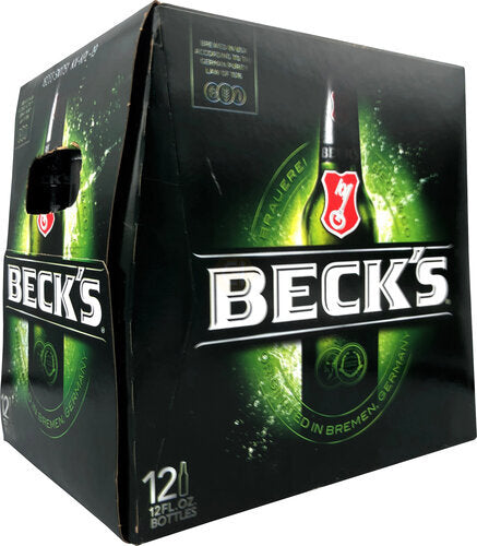 Beck's Pilsner case 2-12 pack bottles