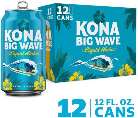 Kona Big Wave Liquid Aloha Premium Beer 