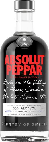Absolut Peppar Flavored Vodka