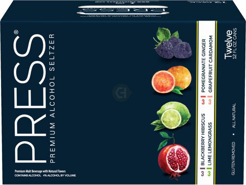 Press Hard Seltzer Variety 12oz Cans