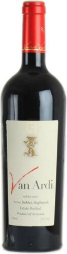 Van Ardi Estate Dry Red Wine Aragatsotn Armenia