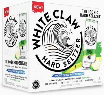 White Claw Seltzer Works Green Apple Hard Seltzer