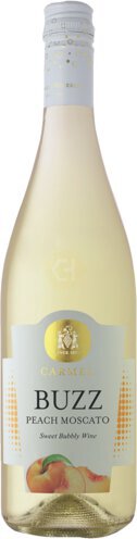 Carmel Buzz Peach Moscato Sweet Bubbly Wine
