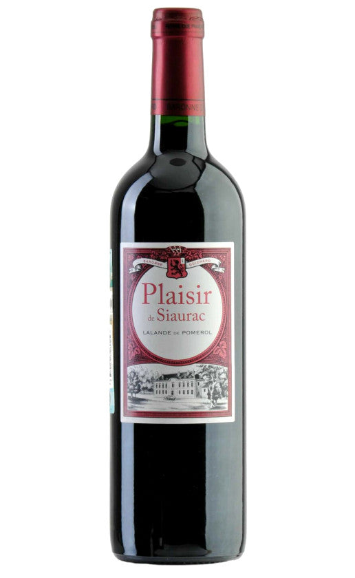 Plaisir de Siaurac Lalande de Pomerol 2019 750