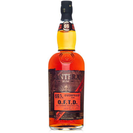 Planteray 69% Overproof O.F.T.D 1Ltr